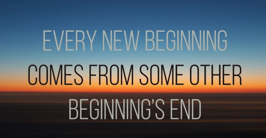 endings and beginnings