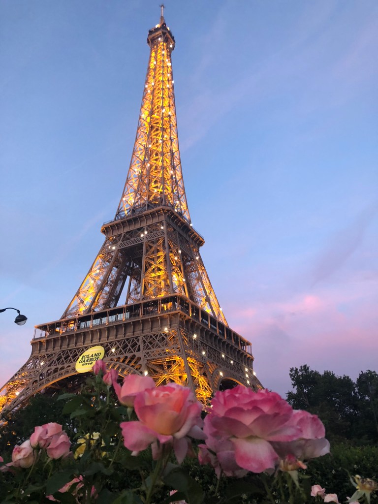 The Eiffel Tower at Dusk